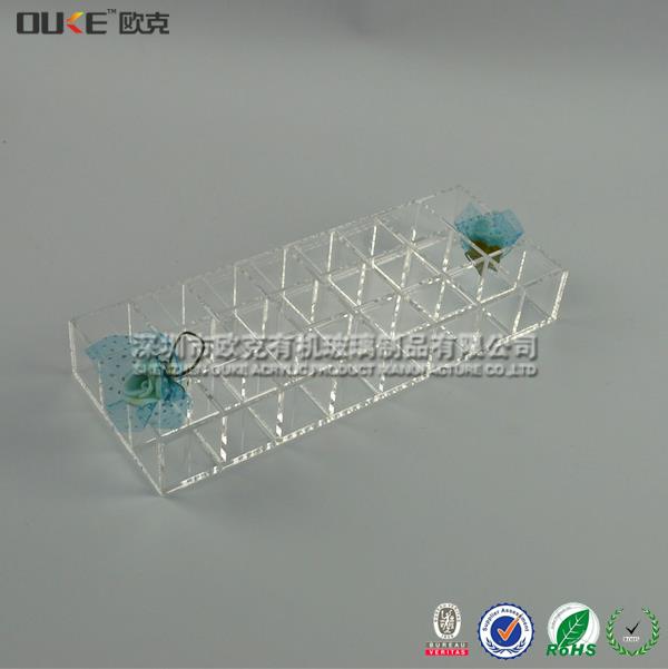 透明有機玻璃格板盒