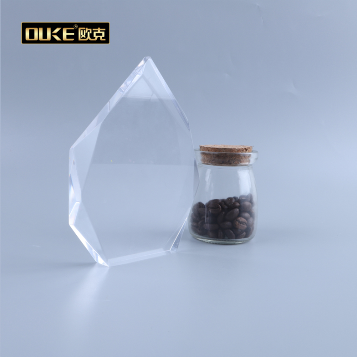 透明有機玻璃定制異型獎杯