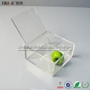 三角格板透明有機玻璃食品包裝盒