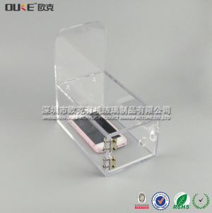 有機玻璃手機存放箱