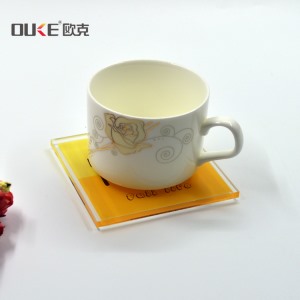 亞克力工廠批發彩色創意杯墊