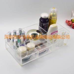 深圳亞克力有機(jī)玻璃化妝盒