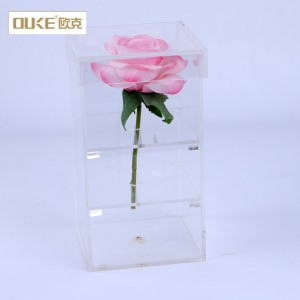 深圳亞克力制品加工廠定制高端有機玻璃花盒