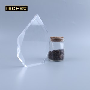 透明有機玻璃定制異型獎杯